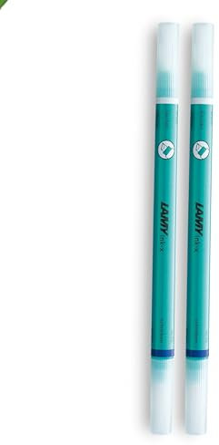 LAMY ink-x 2er Set Tintenlöscher Turmaline aus Kunststoff mit Löschspitze und Korrekturspitze Breit - ausschließlich zum Löschen von königsblauer Tinte