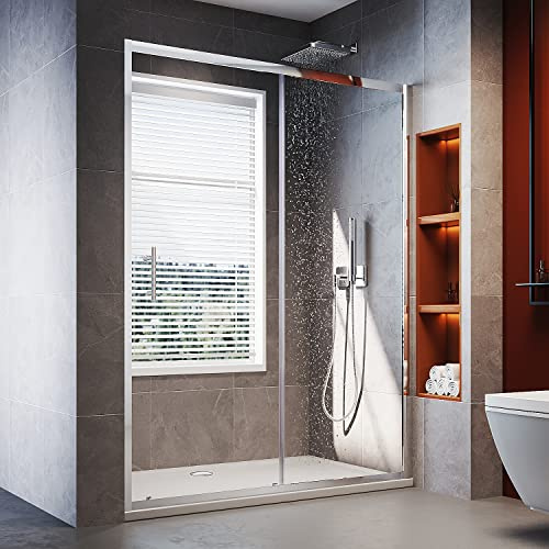ELEGANT 1000mm Sliding Glass Cubicle Door Modern Bathroom Shower Enclosure