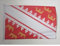 AZ FLAG - Drapeau Alsace - 45x30 cm - Pavillon Nautique Alsacien - Province D'Alsace Spécial Bateau Et Extérieur En Maille Bloquée Avec Anneaux Plastiques Intégrés - 30g
