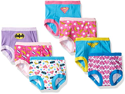 DC Comics Unisex-Baby Justice League Potty Training Pants Multipack Kleinkind, Trainerhöschen, aufs Töpfchen gehen, JLG7PK, 3 Jahre (7er Pack)