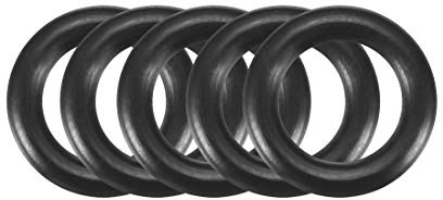 sourcing map 50 Stück O Ring Dichtungsringe Gummidichtung 9,6 mm AD 5,8 mm ID 1,9 mm Nitrilgummi NBR Unterlegscheibe Dichtungssatz für Dichtungselemente Hahnanschluss Reparatur Auto
