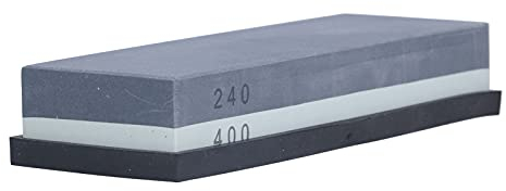 Affilacoltelli, grana 240-400 Pietra per affilare coltelli a doppia faccia in corindone bianco per la lucidatura