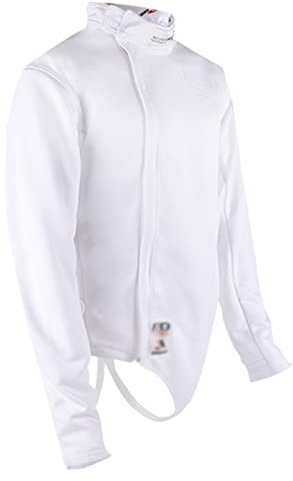 KJHY Professional Fencing Jacket 450N Fencing Suit Fencing Training Protective Suit for Fencing Training/Competition (Thickness : Left Hand, Size : 48#)