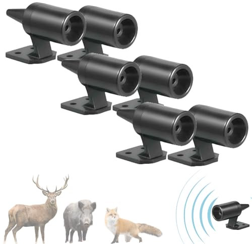 6 PCS Ahuyentador, Silbato de Ultrasonidos de Advertencia para Animales como Jabalíes, Ciervos, Zorros, Conejos. para Coches y Motos.
