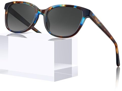 CARFIA Sonnenbrille Damen Polarisierte UV400 Rechteckige Frauen Fassung für Laufen und Golf CA5287