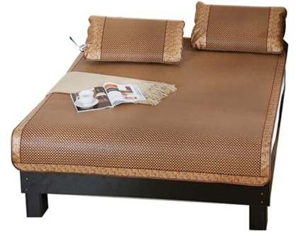 HPIRFYE Estivo Stuoia di bambù Materasso Tappetino Refrigerante,Stuoia per Letto di bambù Pieghevole