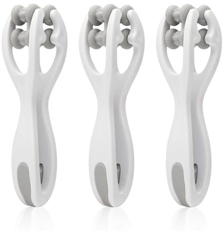 Lot de 3 rouleaux de massage pour les doigts - Pour l'arthrose - Double face - Pour la relaxation musculaire et l'arthrite - Soulage le stress