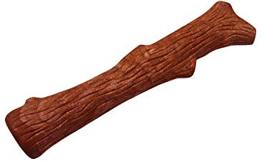 Petstages Hundekaustock - Mesquite Dogwood Hundeknochen - BBQ Geschmack - Langlebige Kaustange, Alternative zu Kauholz und Kaffeeholz - Mittel