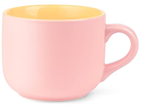 MACHUMA 600 ml große Keramik-Kaffeetasse, große Teetasse für Büro und Zuhause, spülmaschinen- und mikrowellengeeignet