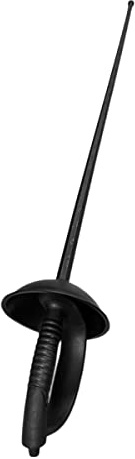 Martial Arts Black Polypropylene Full Contact Sparring Fighting Fencing Sword - 40.7