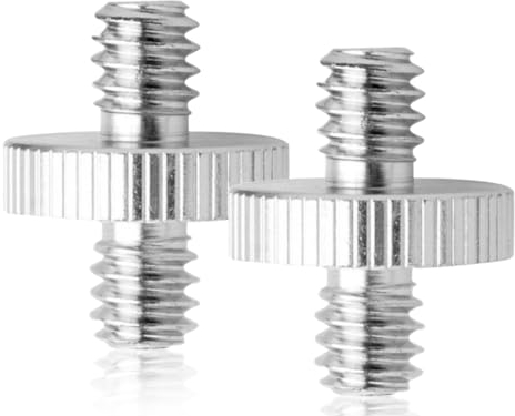 Lhbwhiz 2 Stück Kamera Gewindeadapter, 1/4 Zoll Auf 1/4 Zoll Männlich Adapter Schraube, Für Kamera, Lichtstand, Stativ