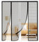 Mosquitera para puerta, 300x220cm, mosquitera negra, sin taladrar, protección contra insectos, puerta de balcón, cortina mosquitera con cinta adhesiva, para puerta de patio