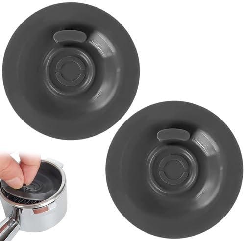 Sage Cleaning Tablets 2PCS Universal 54mm Sage Coffee Machine Cleaning Tablets Silicone Coffee Machine Handle Cleaning Pad Compatible with Most for Espresso Machines