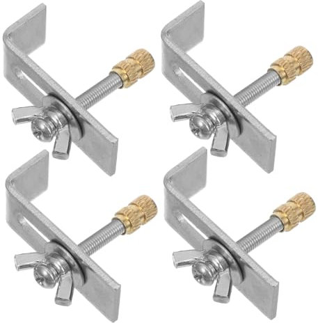 TOPPERFUN Supports D'évier Plan En Cuivre Kit De Fixation Pour Évier Cuisine Clips Anti-fuites Robustes Et Solide Pour Installation Ensemble Complet