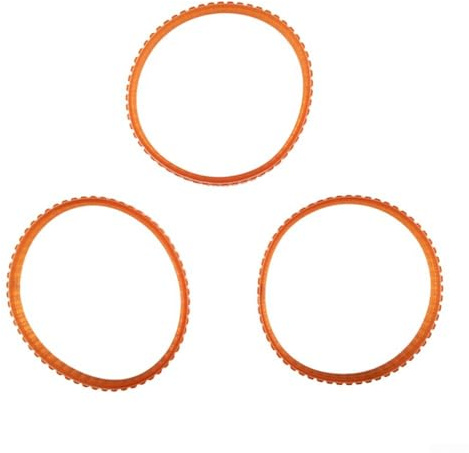 HanOaki Lot de 3 courroies d'entraînement pour rabot électrique 238 mm 9,6 mm en polyuréthane pour 1900B 225007 N1923B FP0800 KP0810 KP0810C BKP180 Double pignon faible bruit