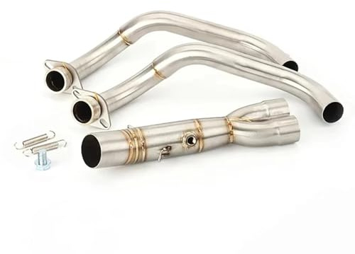 D'échappement Moto Accessoires Moto : Pot d'échappement Avant (1 pièce) pour MT-07, FZ-07 et pour XSR700 (2014-2023)