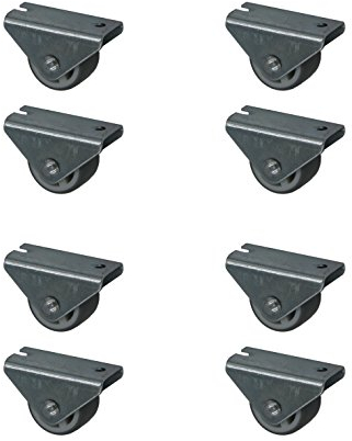 8 Stück 25 mm Kastenrollen Möbelrollen Kastenbockrollen Bettkastenrollen Rollen Softrad