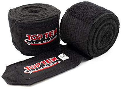TOP TEN Boxbandage elastisch - 5 cm x 250 cm, schwarz