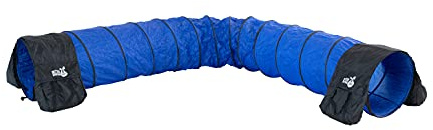 Better Sporting Dogs 16 Foot Dog Agility Tunnel with Sandbags | Dog Agility Equipment | Dog Agility Training