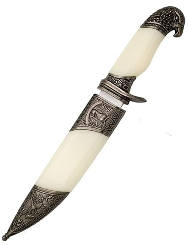 Daga Águila Romana níquel S0209S | Cuchillo-puñal templario histórico de coleccionista con Vaina. Colección de artículos Antiguos…