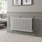DuraTherm® 600 x 1010mm White Traditional Horizontal Designer Radiator Triple Column Colosseum Cast Iron Style Central Heating Panel Radiators Rad