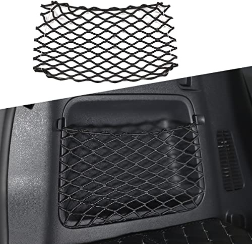 DIYUCAR Borsa portaoggetti laterale per bagagliaio posteriore dell'auto, con elastico a rete, per Mercedes-Benz Smart 451 Fortwo 2009-2015