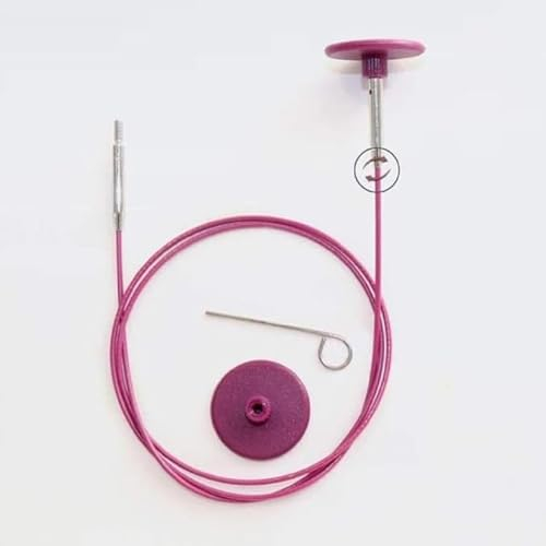 KnitPro Swivel 360° Inter. Cable for 60cm Needle - 3pcs, Purple