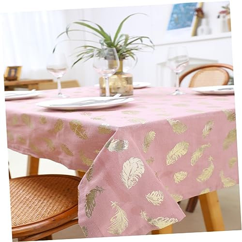 PRETYZOOM Vielseitige Tischdekoration Gemusterte Tischdecke Aus Baumwollleinen Für Zuhause Und Draußen