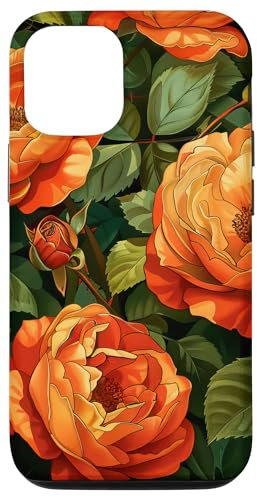Custodia per iPhone 13 Vintage floreale grafica Grand Rose Fiori