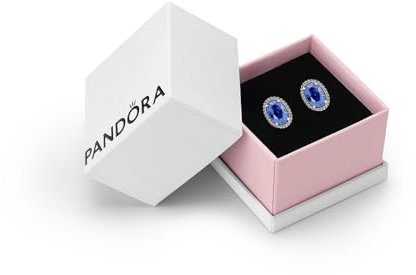 Pandora Sparkling Statement Halo Stud Earrings - Sterling Silver & Cubic Zirconia Earrings - Gift for Her - With Gift Box