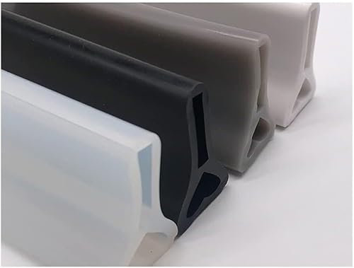 ININOSNP Shower Screen Seals Wet Room Floors Folding Bath Shower Splashbacks Water Stops Wet And Dry Separation Systems For Bathrooms(Grey,10m/393 inch)