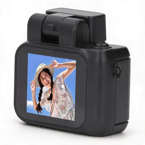 Mini Digitalkameror Nyckelring, 1080P HD Micro DV/Videokamera, Bärbar Kedjekamera med Blixtljus, Liten CDD-kamera Videokamera för Inomhus Utomhus (Med 128G minneskort)