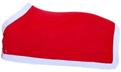 Perfeclan Capa para Silla de Montar de Caballo, Disfraz de Caballo de Navidad, Suave, Transpirable, Manta para Fiesta de Navidad, cómoda, para Vestir, 166x174x82x30cm