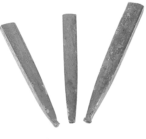 YARNOW 3 Piezas plantilla de pasador porciones herramienta ejes cuna madera cuñas de madera Cuñas de hierro Cuña divisoria con mango de martillo accesorio de martillo planchar