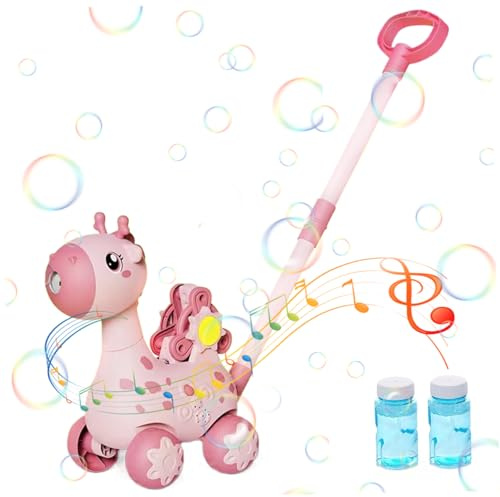 Cortacésped de Burbujas Cortacésped de Burbujas de Dibujos Animados automático con Pilas no Incluidas Baterías (Estilo 1) Máquina de césped para niños pequeños