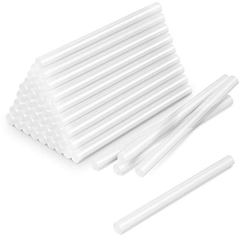 TROTEC Heißklebestifte – 50 Stück, 11 mm, Transparent – Klebstoff für Heißklebepistole für DIY, Abdichten, Verfugen, Basteln und Dekorieren