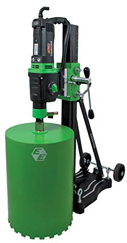 CS Unitec | EBM 352/3 PSA | Diamond Wet Core Drill Motor with Anchor Stand for Reinforced Concrete. High Torque, 20 Amp, Drilling Capacity up to 14” Diameter (with Spacer) – Made in Germany