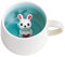 3d Tier Tasse, Tasse aus Keramik 12oz Handgemachte Figur Milch Tasse, Lustige Geschenke für frauen Freunde Kinder Mädchen Frau Geburtstagsgeschenk (Kaninchen)