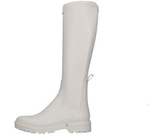 Unisa STIVALE PIOGGIA DONNA NERO GOMMA GAMBALE MICROFIBRA ELASTICA CHIUSURA ZIP T.3CM H GAMBALE 41CM