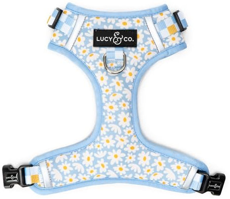 Lucy & Co. The Simply Splendid No-Pull Dog Harness - Size Medium - Vest to Stop Pulling & Walk Easy - Comfortable Leash Training Product w/Adjustable Chest & Neck Straps