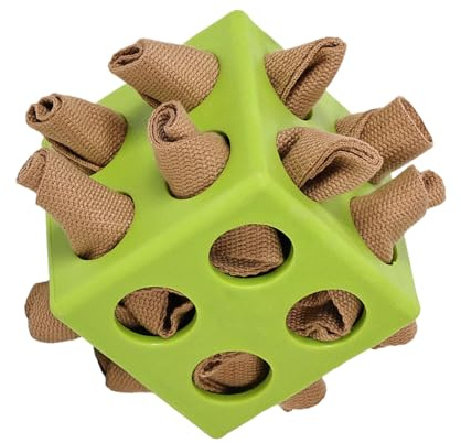Bola para Galletas de Perro – Juguete Interactivo para entretener al Perro – Juego masticable estimula la Actividad cognitiva interactiva para Cachorros de tamaño pequeño, Mediano y