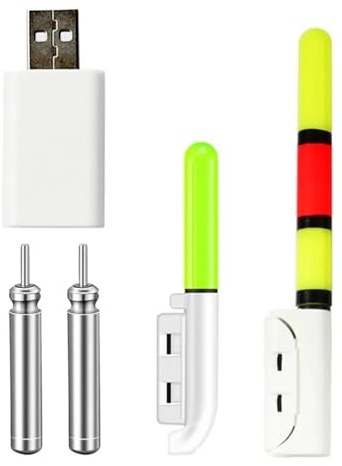 Bastoni luminosi da pesca con batteria ricaricabile LED bastoncini da pesca notturna per la pesca lampada Glow