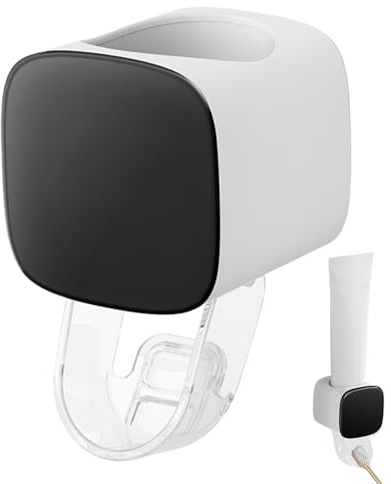 Pastelero Automático De Dispensador De Pasta De Dientes-Sprehiser De Pasta De Dientes Montada En La Pared | Soporte De Almacenamiento Sin Tono, Operación con Manos Libres, Prensa De Silicona