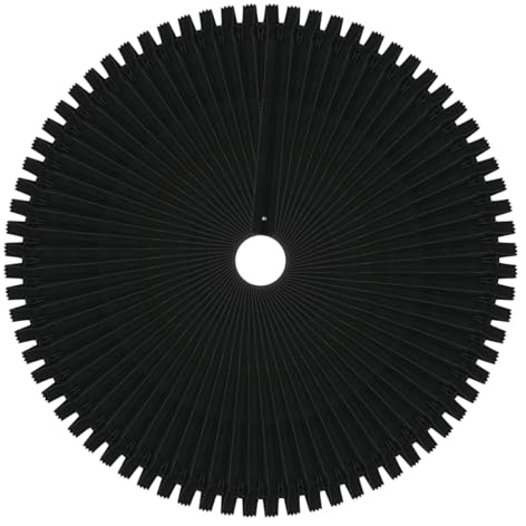 Lot de 100 Fermetures Éclair à Glissière Invisibles, Fermeture Eclair Noir Dissimulée en Nylon Noir de 20 cm, Machine à Coudre Zip avec Fermoir en Métal pour Couture, Artisanat, Vêtements, Jupes