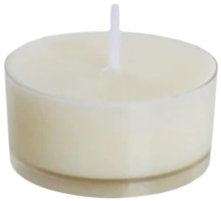 Doftljus, Återanvändbara plastljus naturligt kokosvax bomullsveke for avkopplingsspa for hemsemester(10pcs)