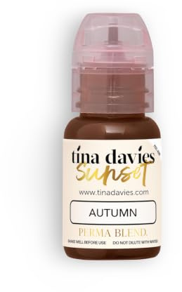 Tina Davies Professional Autumn Eyebrow Pigment, High Retention, 1/2oz