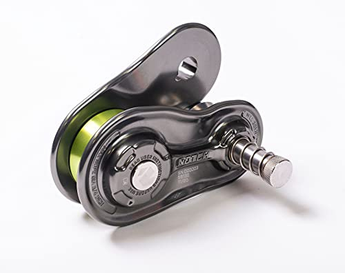 Notch 3/4 Arborist Rigging Spring Block with Precision CNC Machined Aluminum Sheaves, WLL: 6,744 lbs. lbs. MBS: 33,720lbs. Use with Lines up to 3/4” (19mm) (55352)