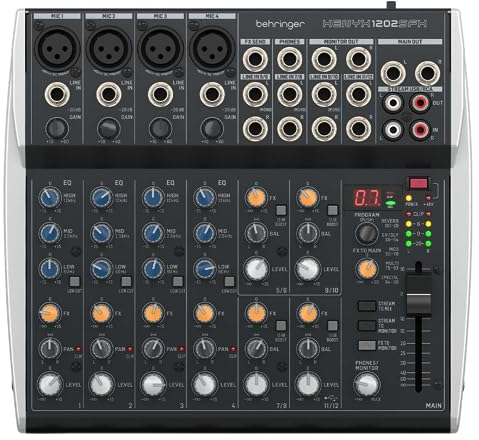 Behringer XENYX 1202SFX - Analogmixer, Einheitsgröße, Mehrfarbig