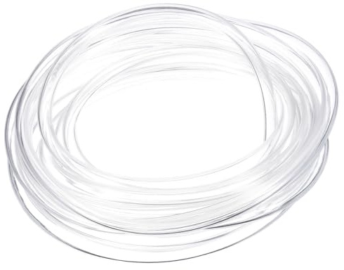 QUARKZMAN PVC-slang 5 mm ID x 6 mm OD (4 meter) – akvarieslangar – gummislang ölslang flexibel, livsmedelssäker och transparent för dricksvatten, hushåll och industri