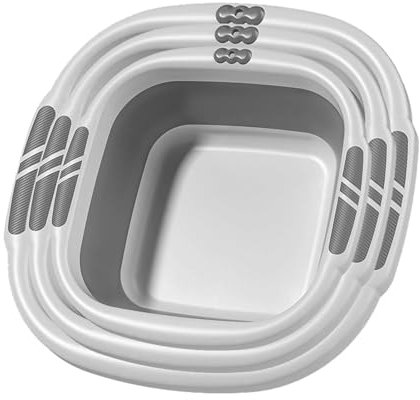 Vasca Pieghevole Per Piatti - Bacinella Lavaggio Salvaspazio | Vasca Portatile Per Lavaggio Viso Frutta Indumenti Piedi Ammollo Campeggio Lavanderia